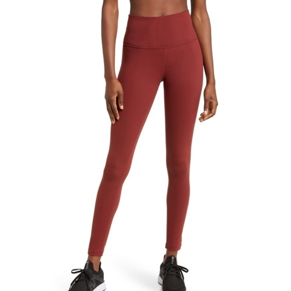 Zella Live in High Waist Burgundy Leggings - Picture 1 of 9